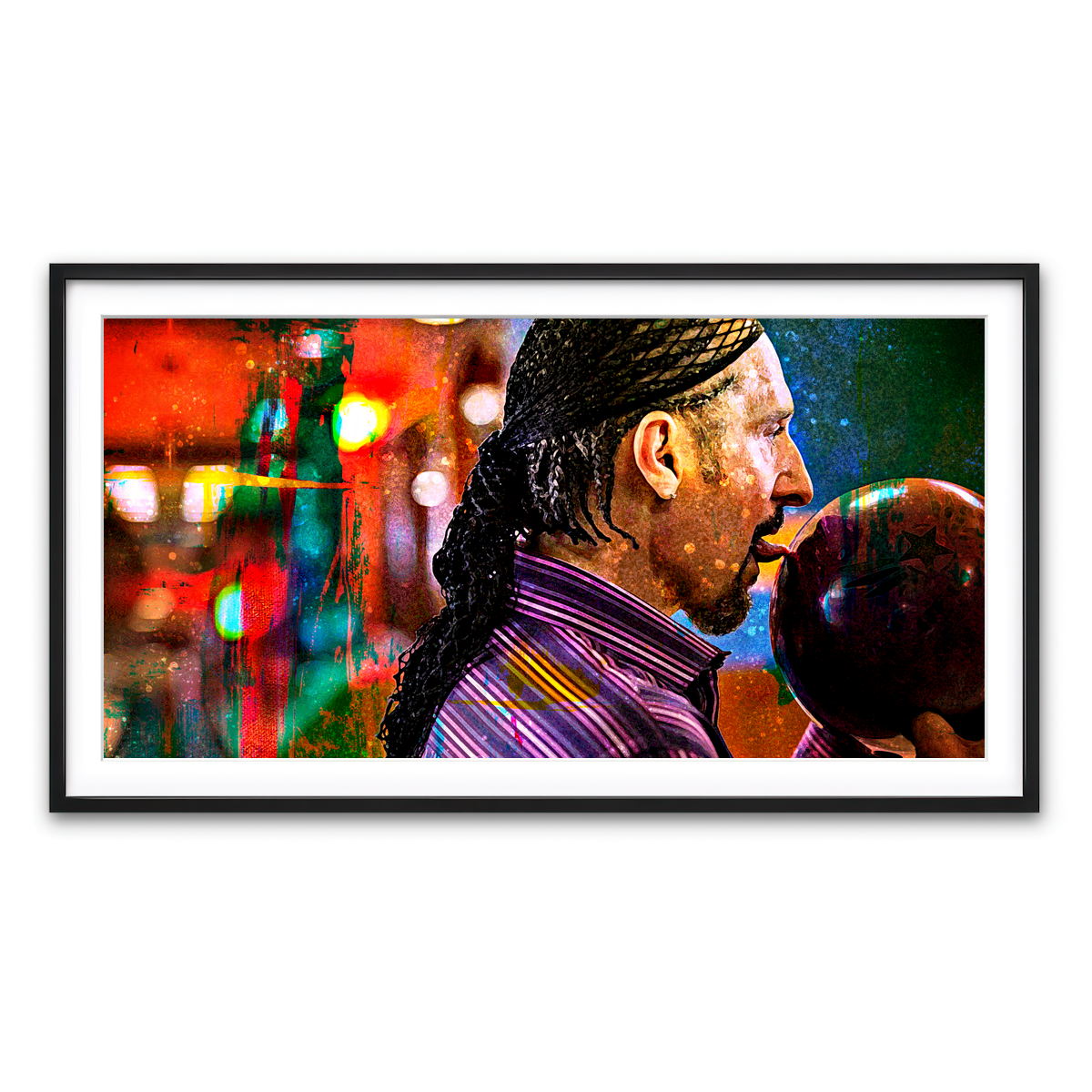 Framed Print 2x1 Black