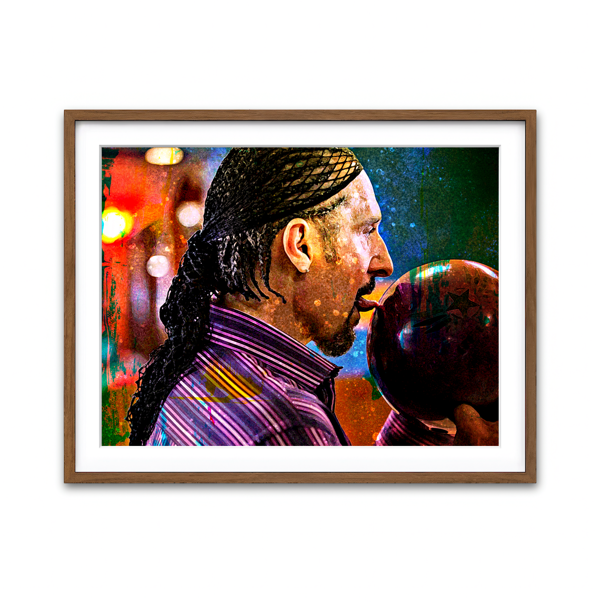 Framed Print 4x3 Walnut