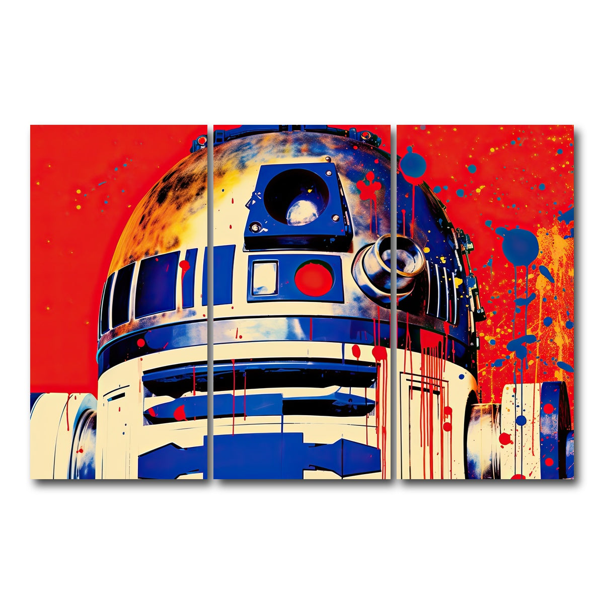 AUTO-MOCKUP WHITE | R2-D2 | 3 Piece | Gallery Wrap Canvas | group=12x24