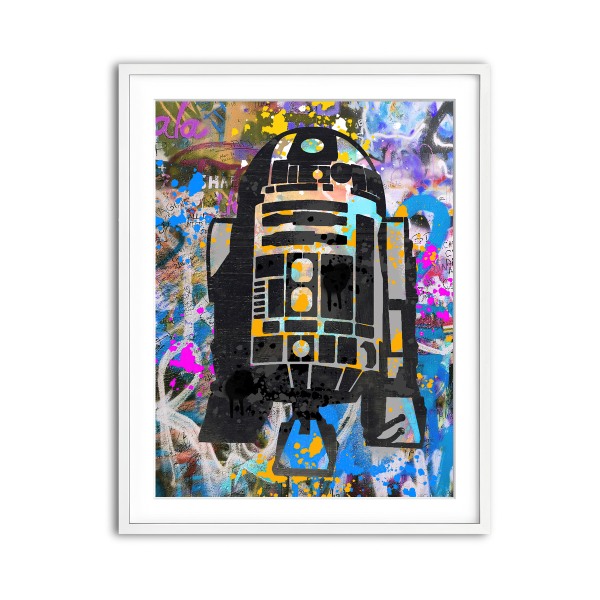 Framed Print 3x4 White