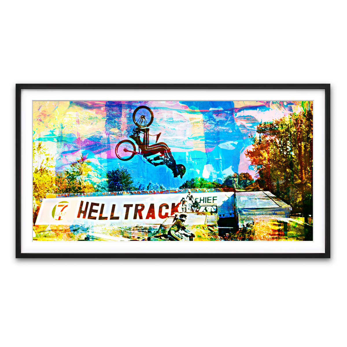 Framed Print 2x1 Black