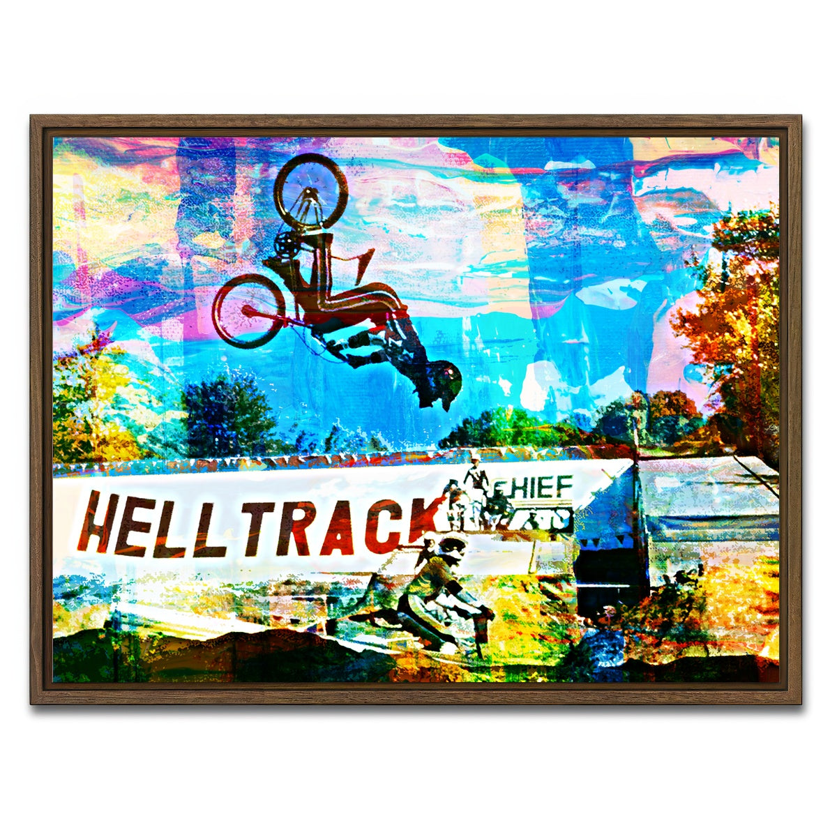 AUTO-MOCKUP WHITE | RAD Flip | 1 Piece | Walnut Framed Canvas | group=4x3