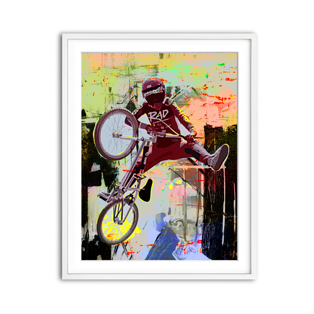 Framed Print 3x4 White