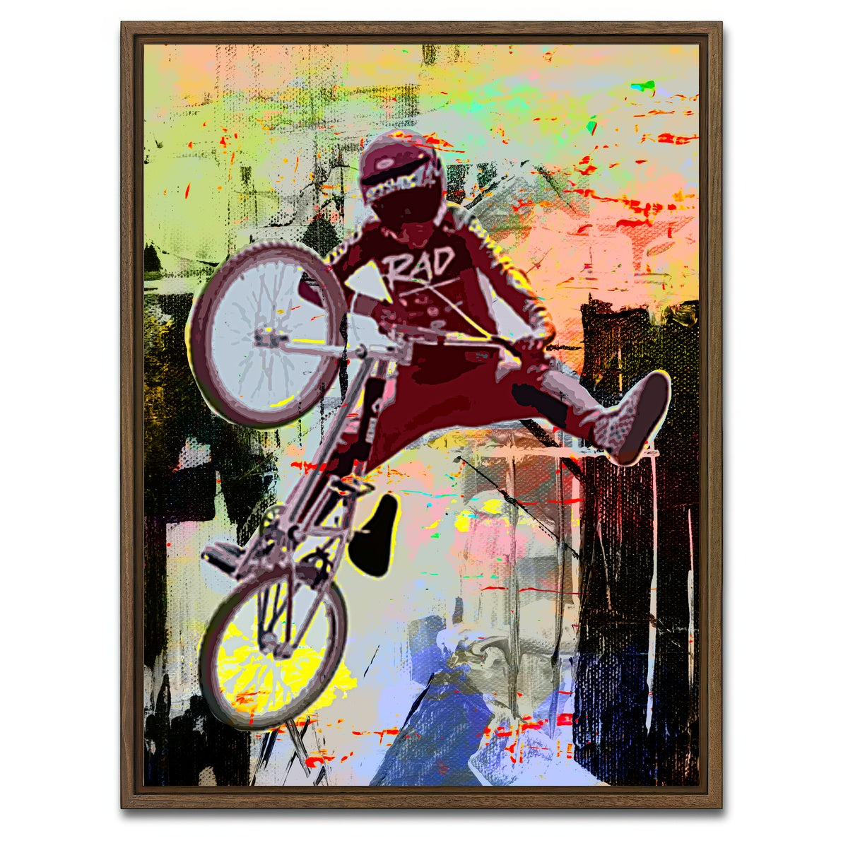 AUTO-MOCKUP WHITE | RAD | 1 Piece | Walnut Framed Canvas | group=3x4