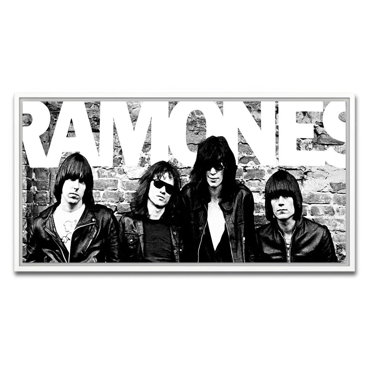 AUTO-MOCKUP WHITE | RAMONES | 1 Piece | White Framed Canvas | group=2x1