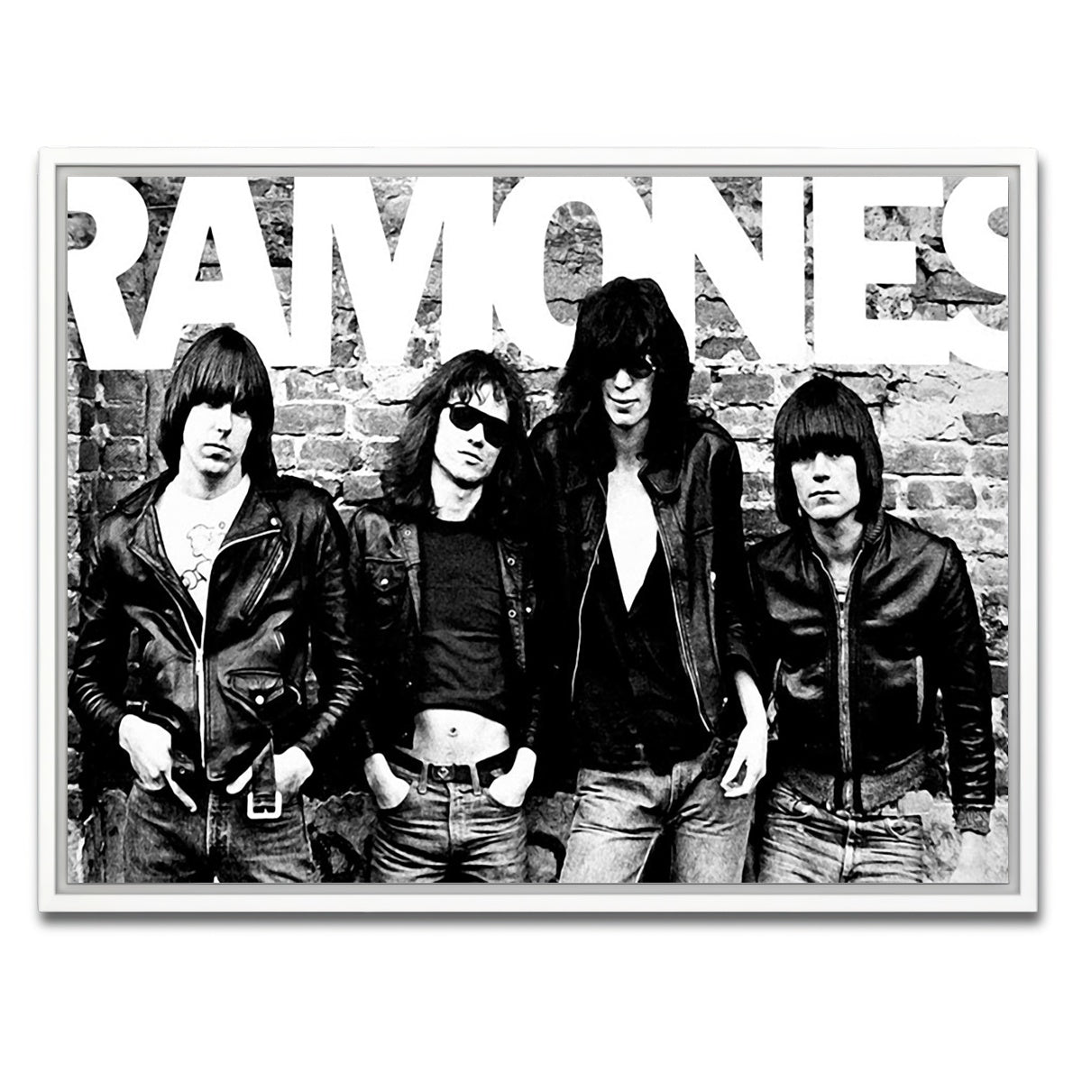 AUTO-MOCKUP WHITE | RAMONES | 1 Piece | White Framed Canvas | group=4x3