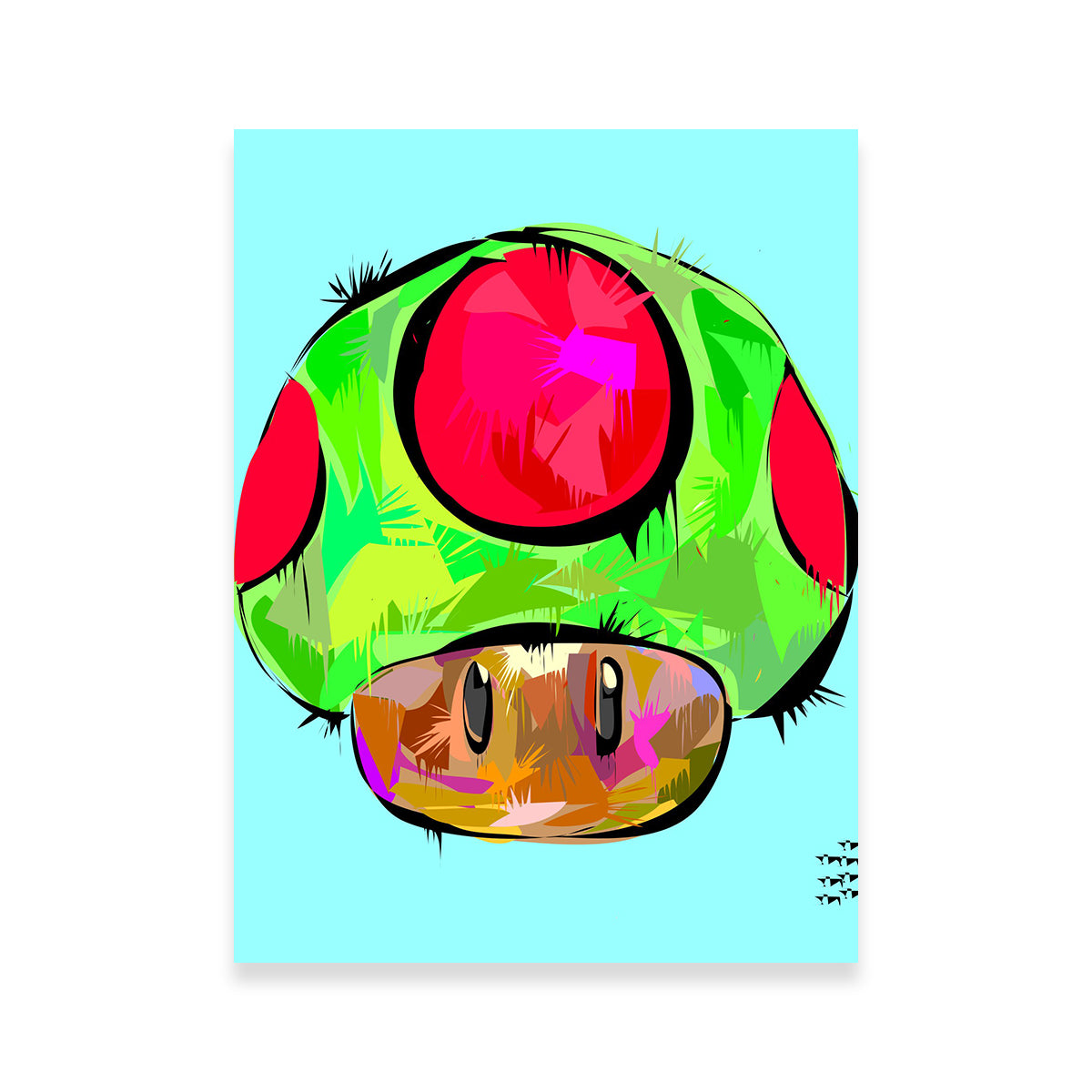 Rasta 1Up Wall Art