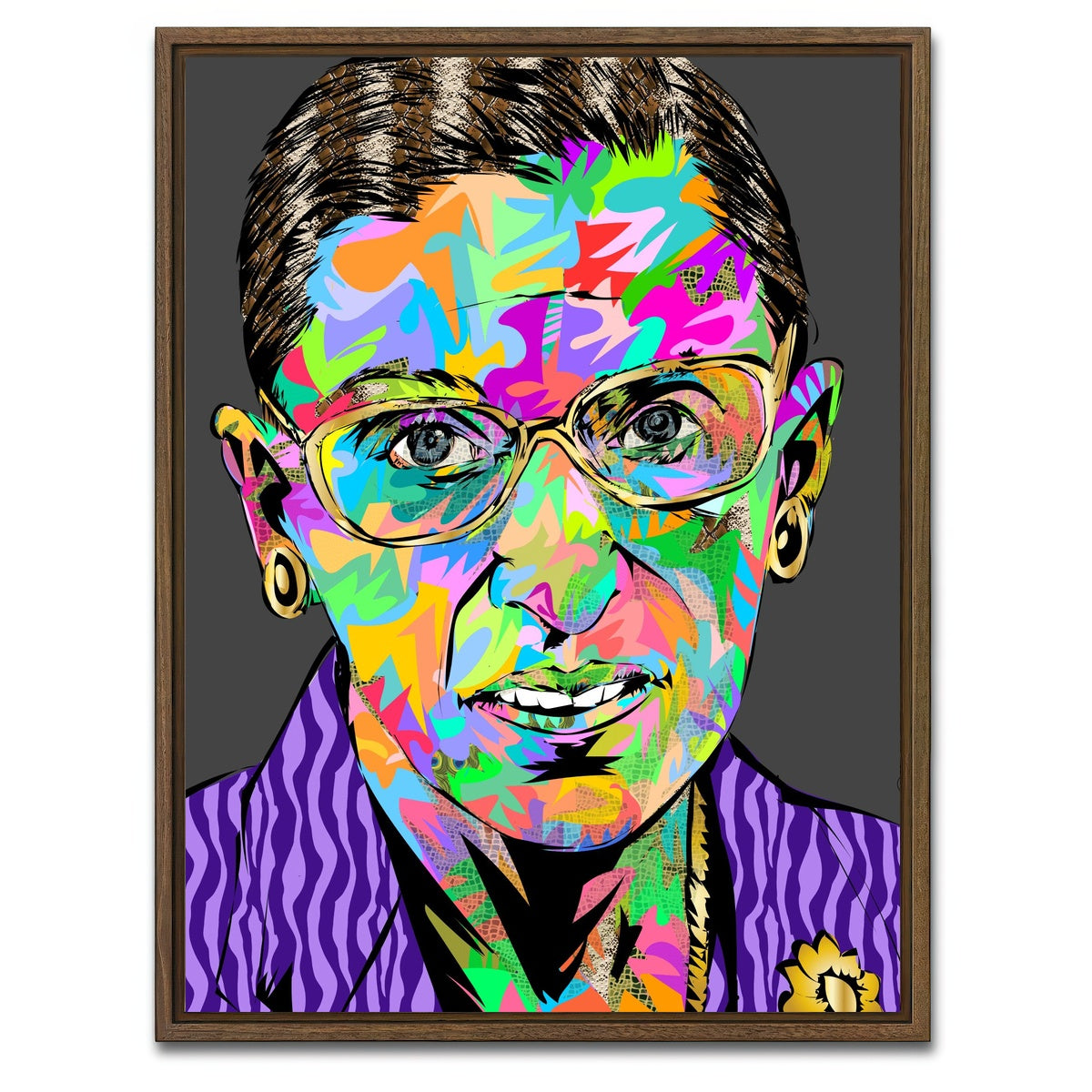 AUTO-MOCKUP WHITE | RBG | 1 Piece | Walnut Framed Canvas | group=3x4