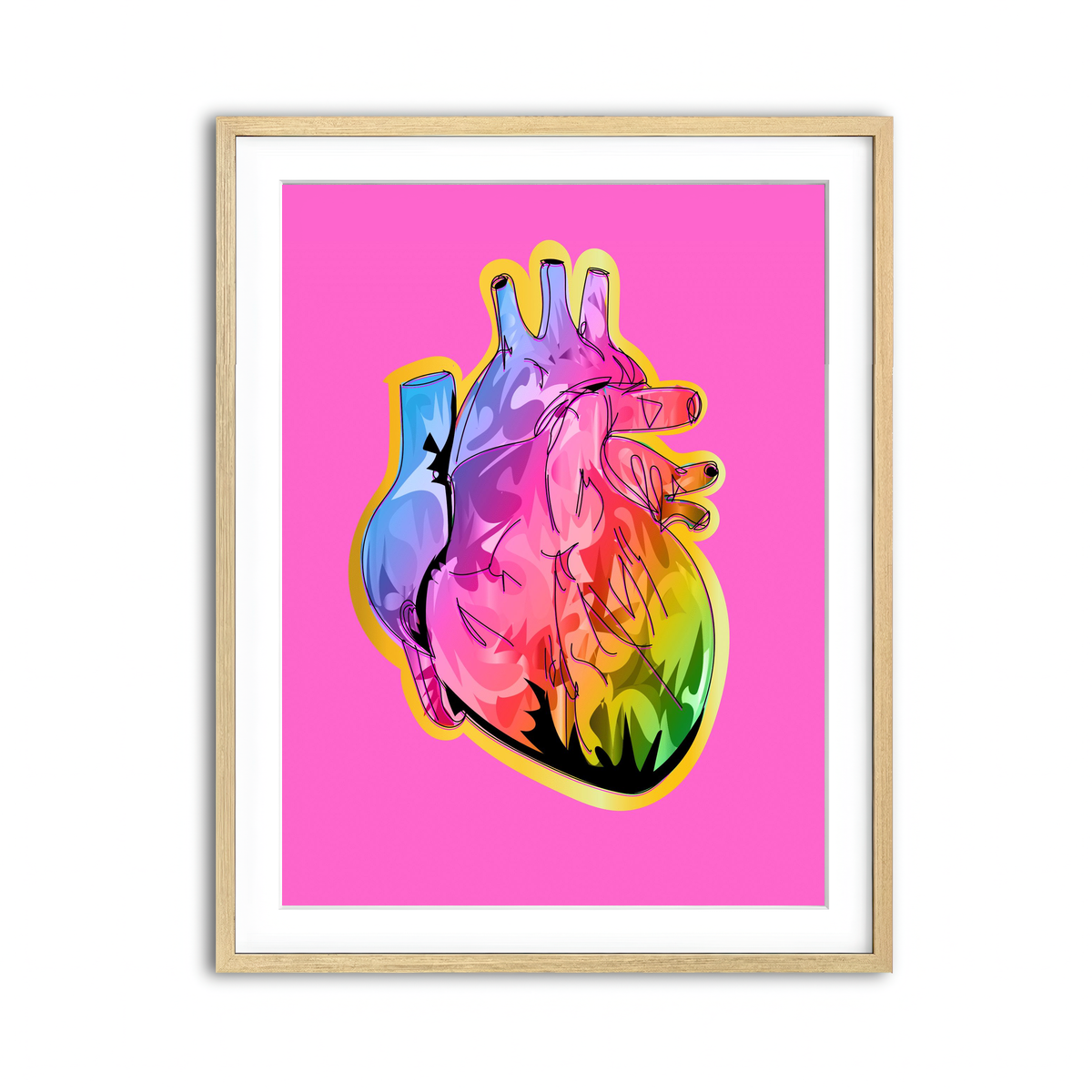 Framed Print 3x4 Natural