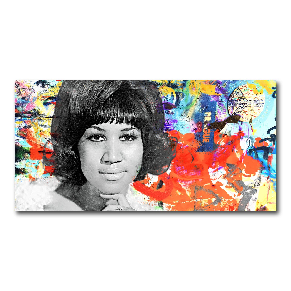 AUTO-MOCKUP WHITE | RESPECT | 1 Piece | Gallery Wrap Canvas | group=2x1