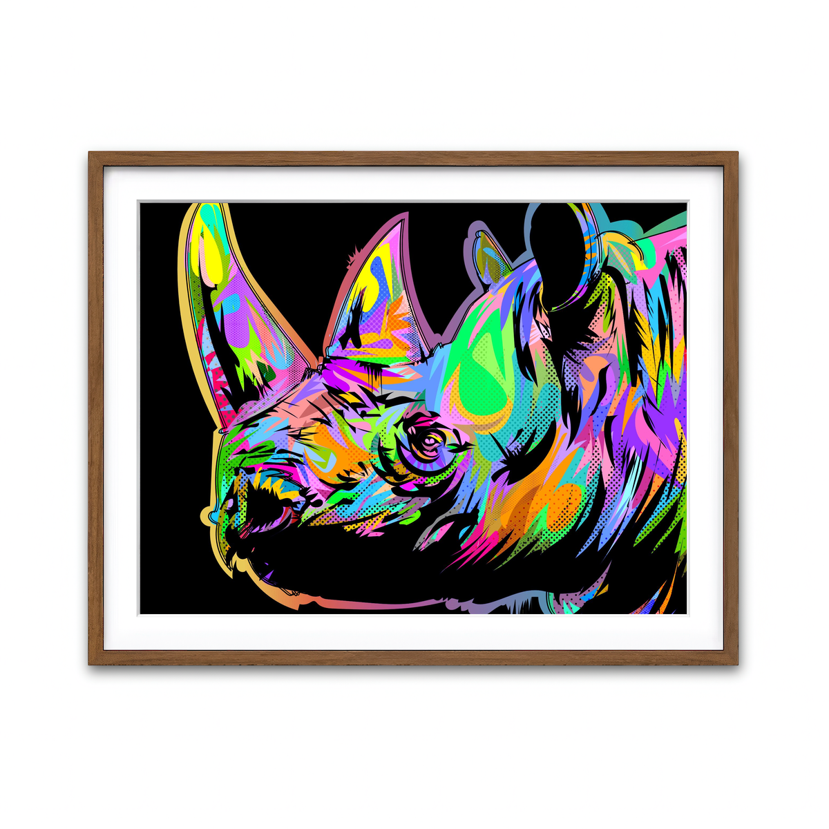 Framed Print 4x3 Walnut