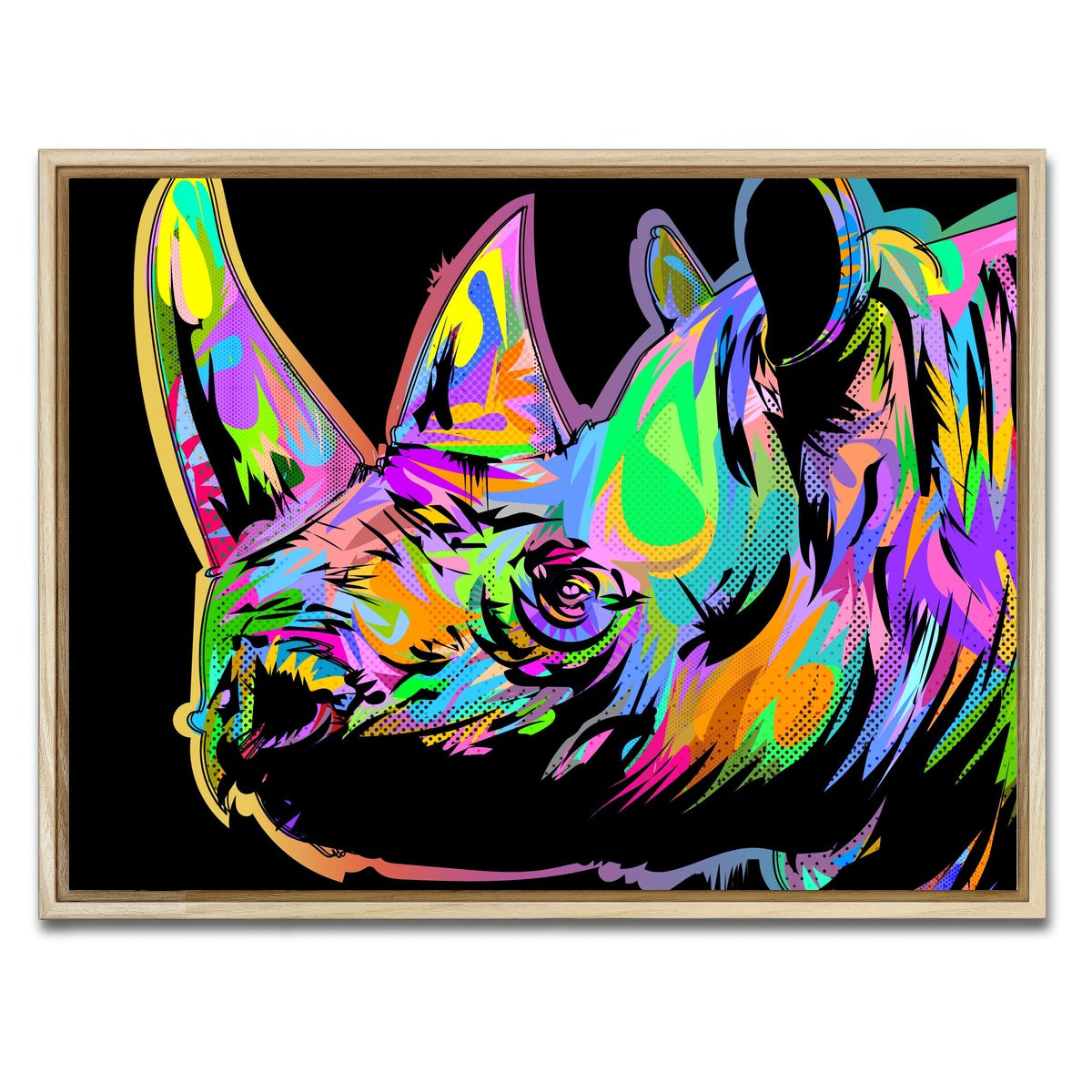 AUTO-MOCKUP WHITE | RHINO | 1 Piece | Natural Framed Canvas | group=4x3