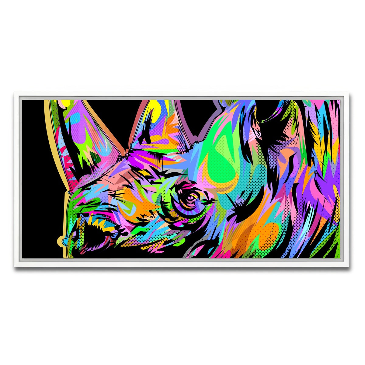AUTO-MOCKUP WHITE | RHINO | 1 Piece | White Framed Canvas | group=2x1
