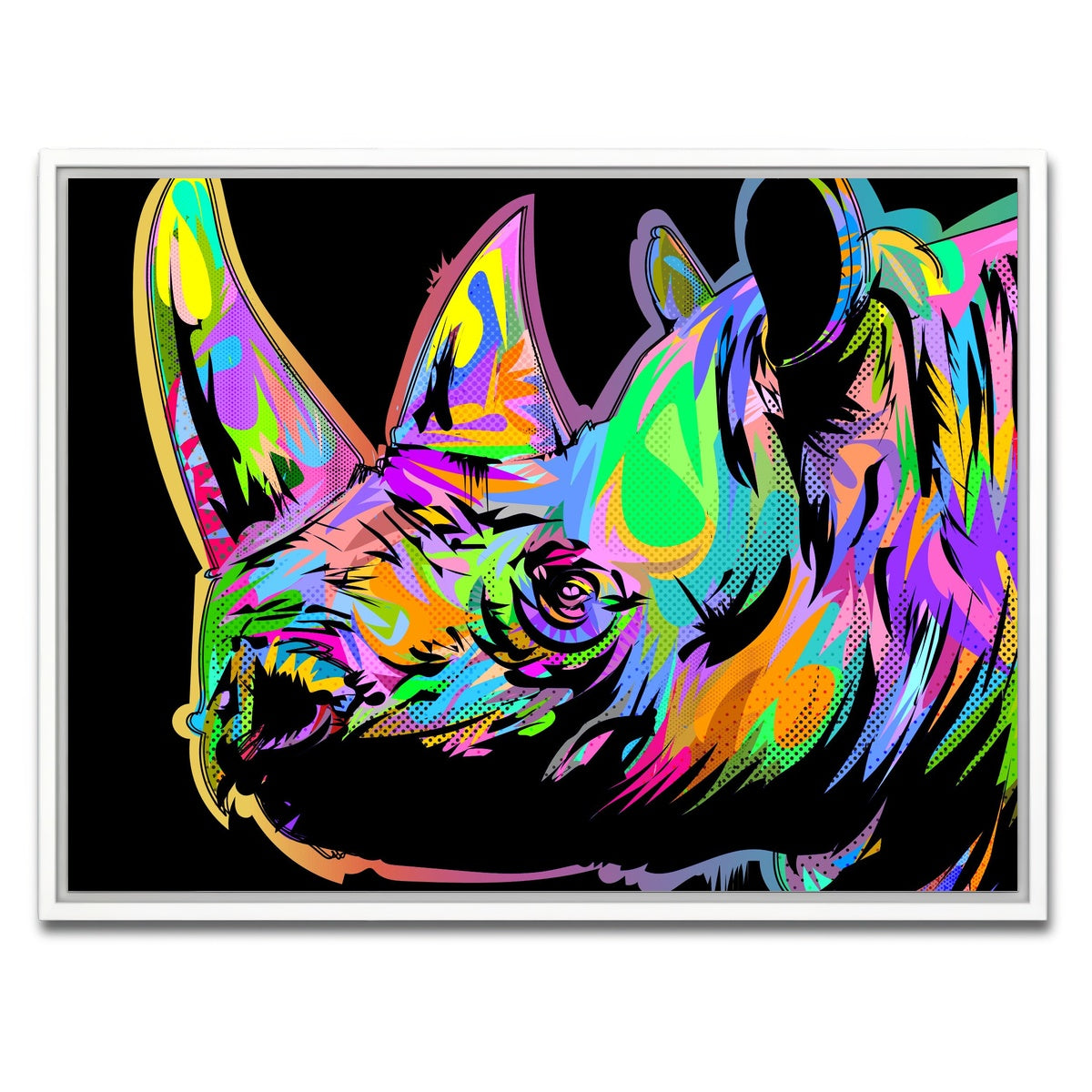 AUTO-MOCKUP WHITE | RHINO | 1 Piece | White Framed Canvas | group=4x3