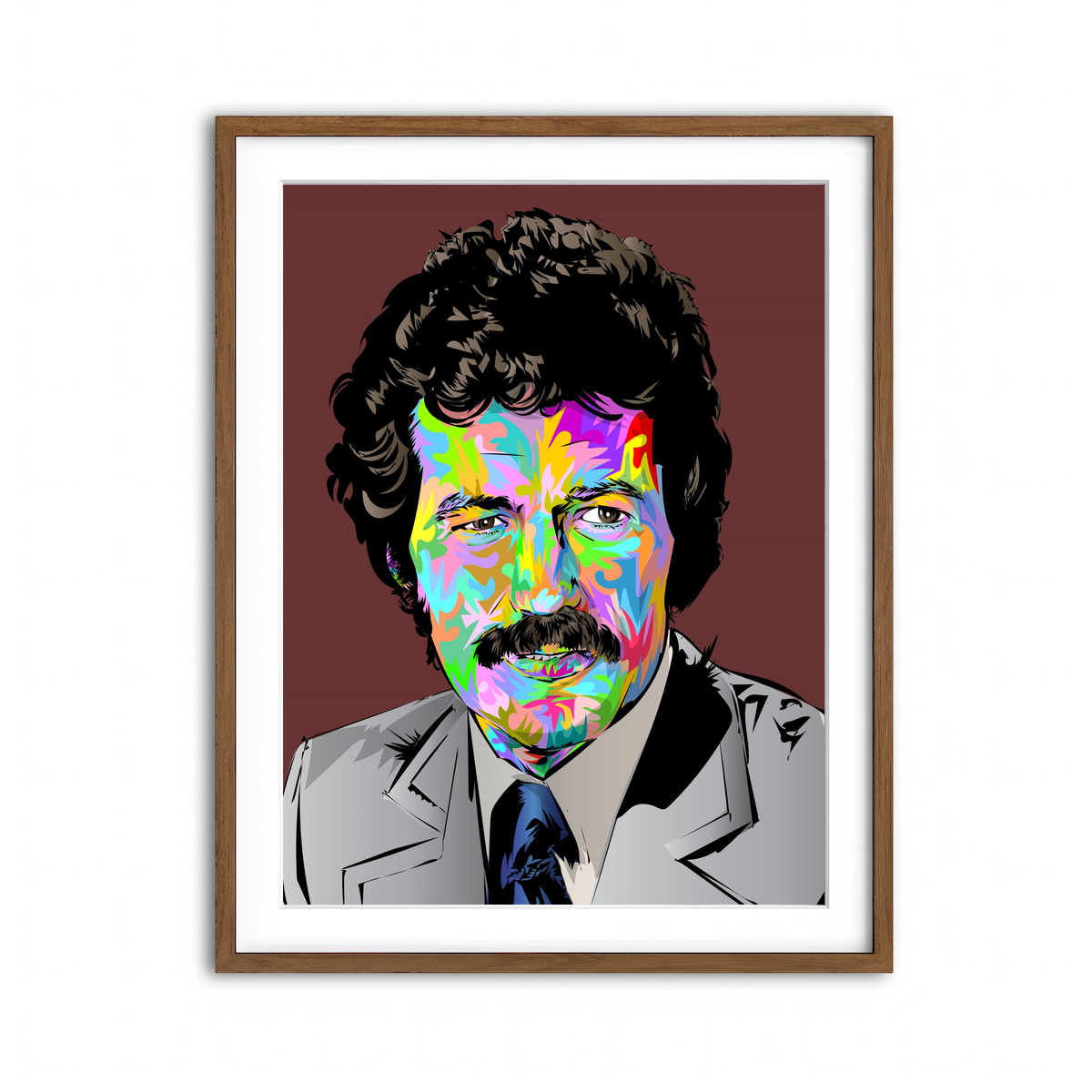 Framed Print 3x4 Walnut