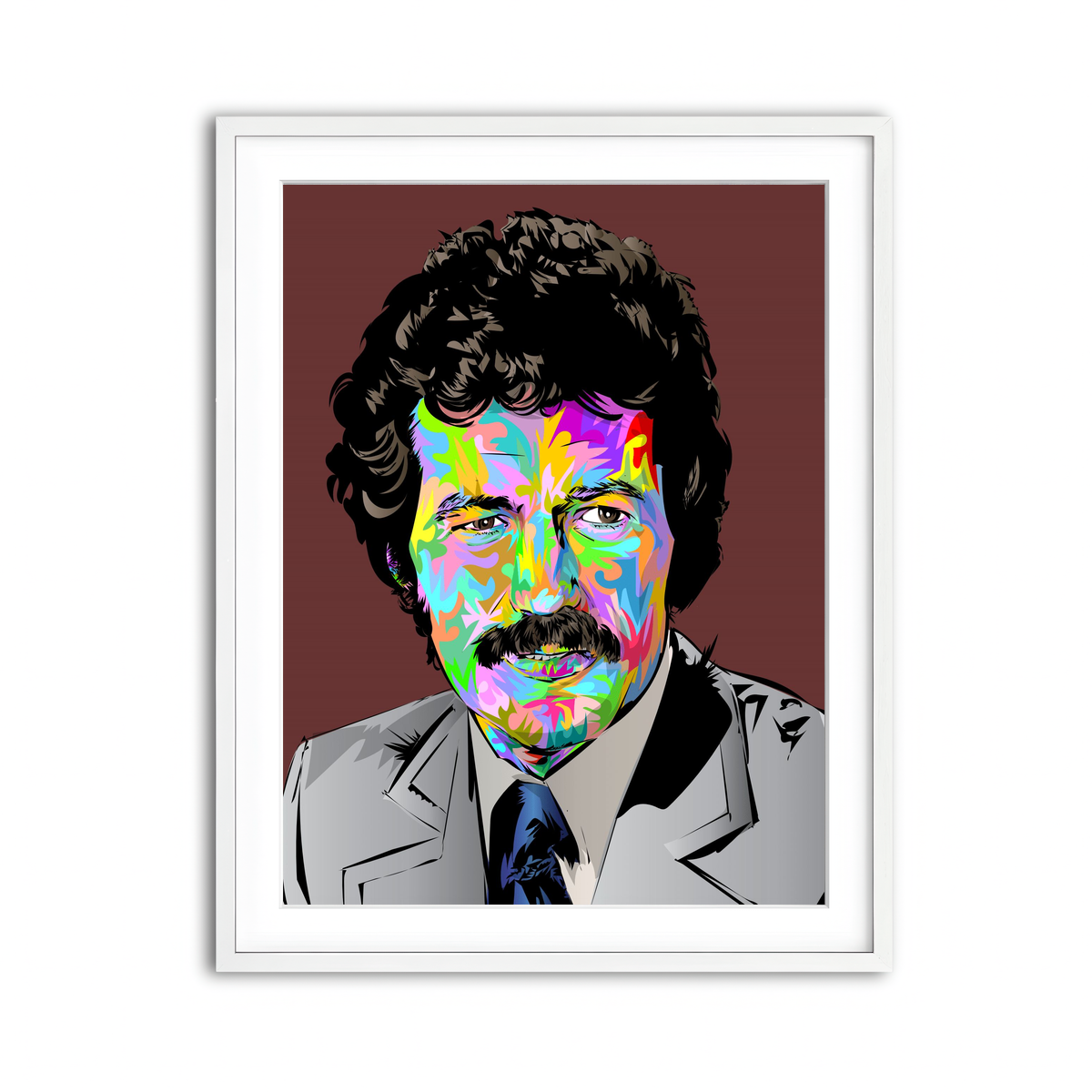 Framed Print 3x4 White