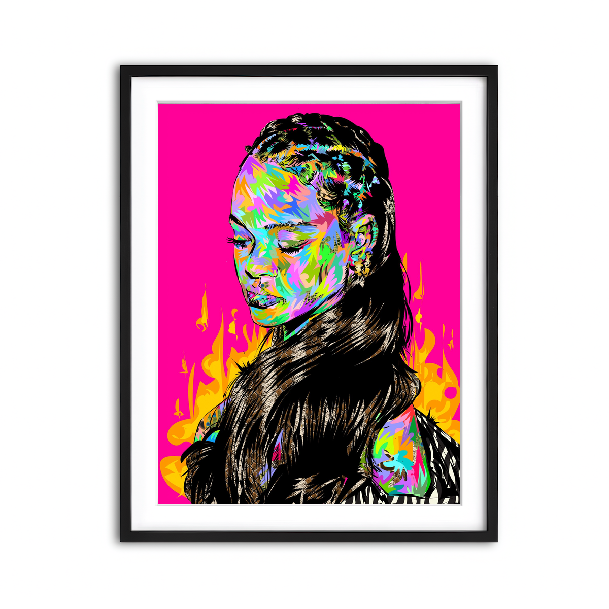 Framed Print 3x4 Black