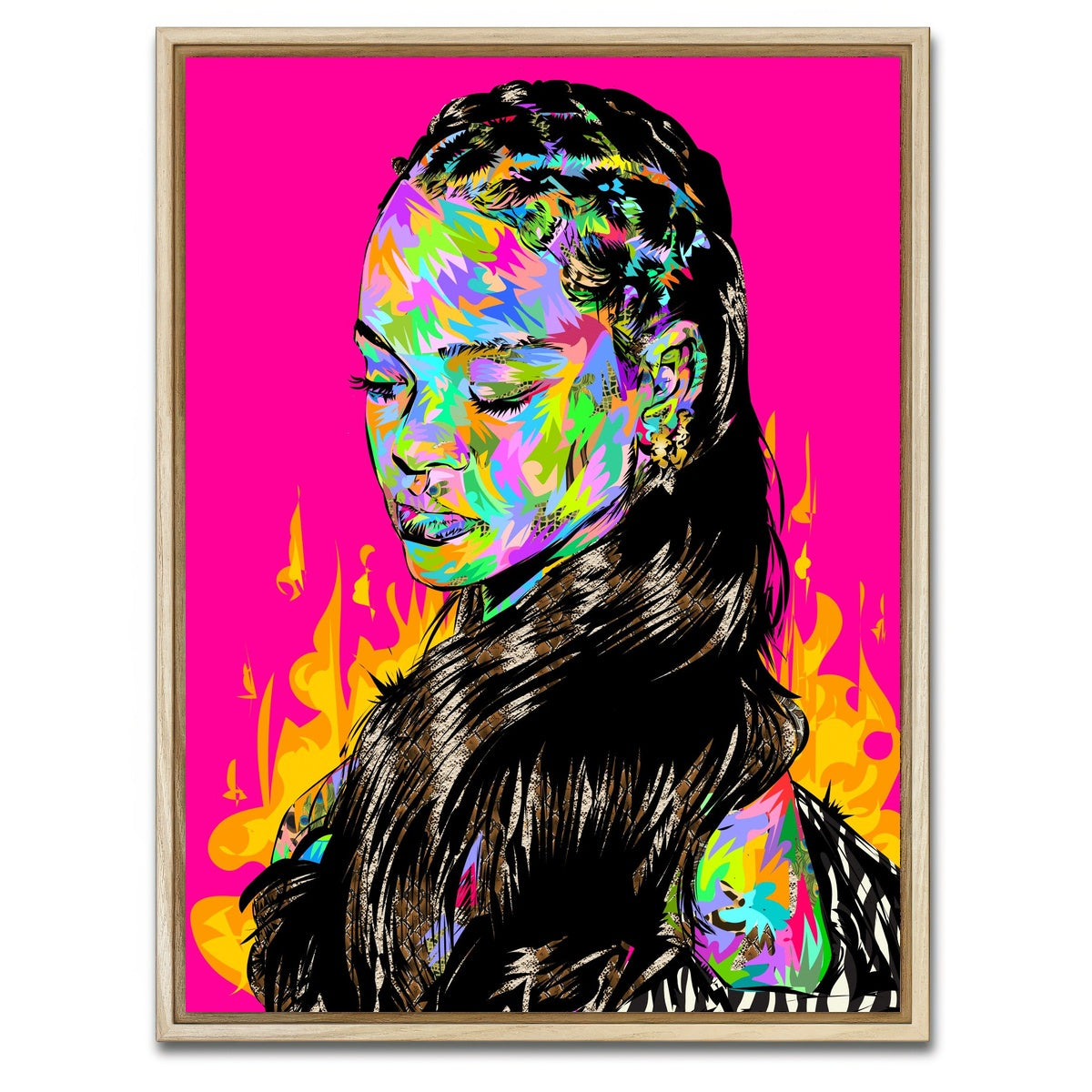 AUTO-MOCKUP WHITE | RIRI | 1 Piece | Natural Framed Canvas | group=3x4