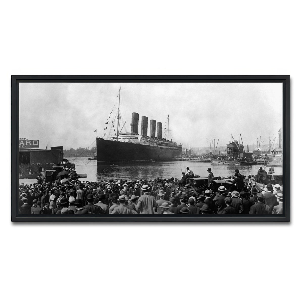 AUTO-MOCKUP WHITE | RMS Lusitania | 1 Piece | Black Framed Canvas | group=2x1