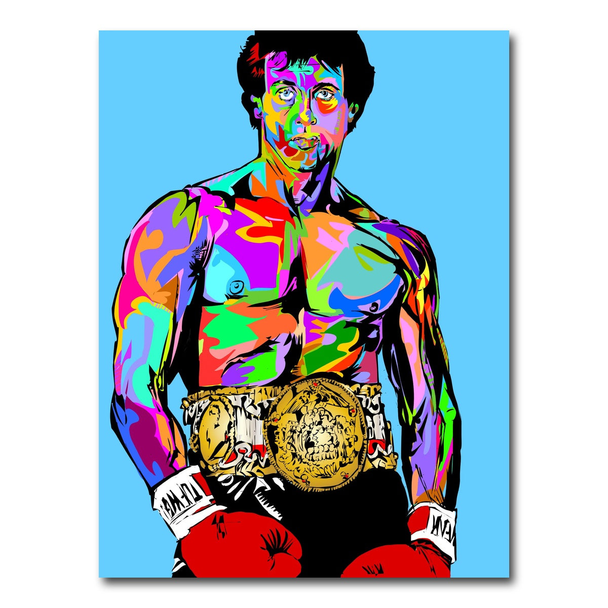 AUTO-MOCKUP WHITE | ROCKY COLOR | 1 Piece | Gallery Wrap Canvas | group=3x4