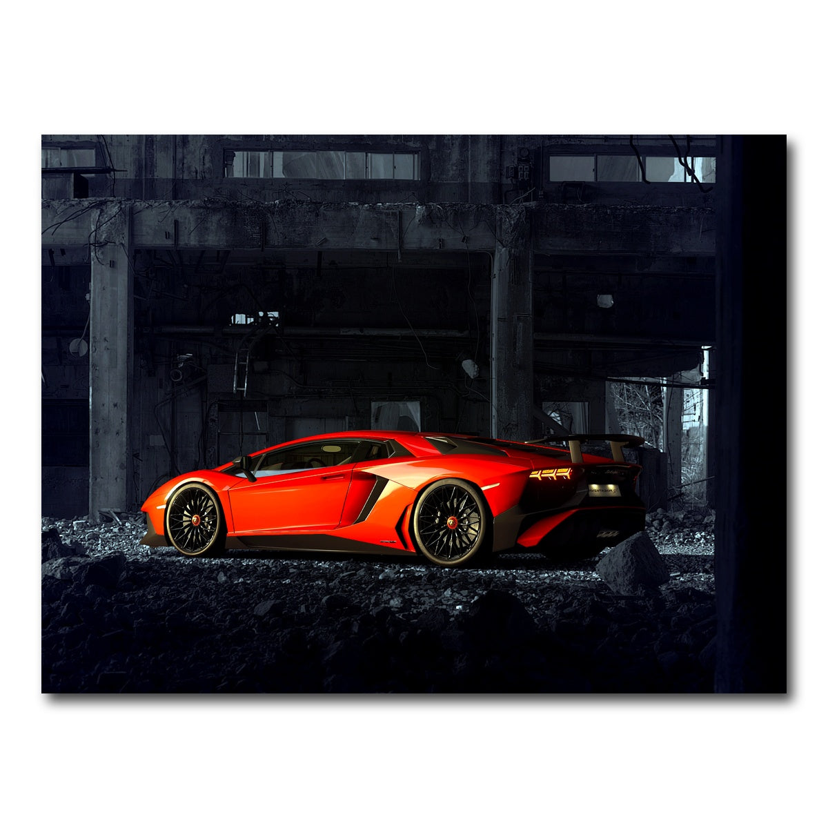 AUTO-MOCKUP WHITE | RUINS-II | 1 Piece | Gallery Wrap Canvas | group=4x3