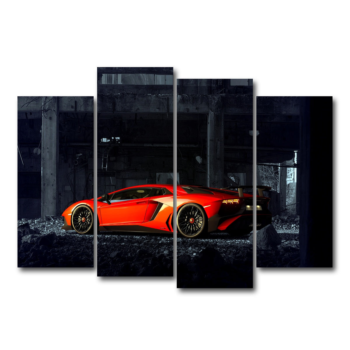 AUTO-MOCKUP WHITE | RUINS-II | 4 Piece | Gallery Wrap Canvas | group=4_normal