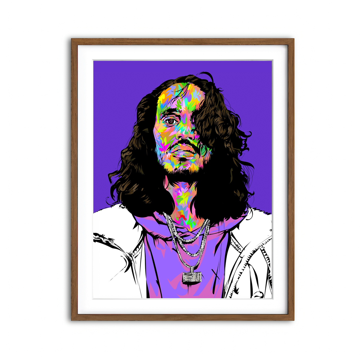 Framed Print 3x4 Walnut