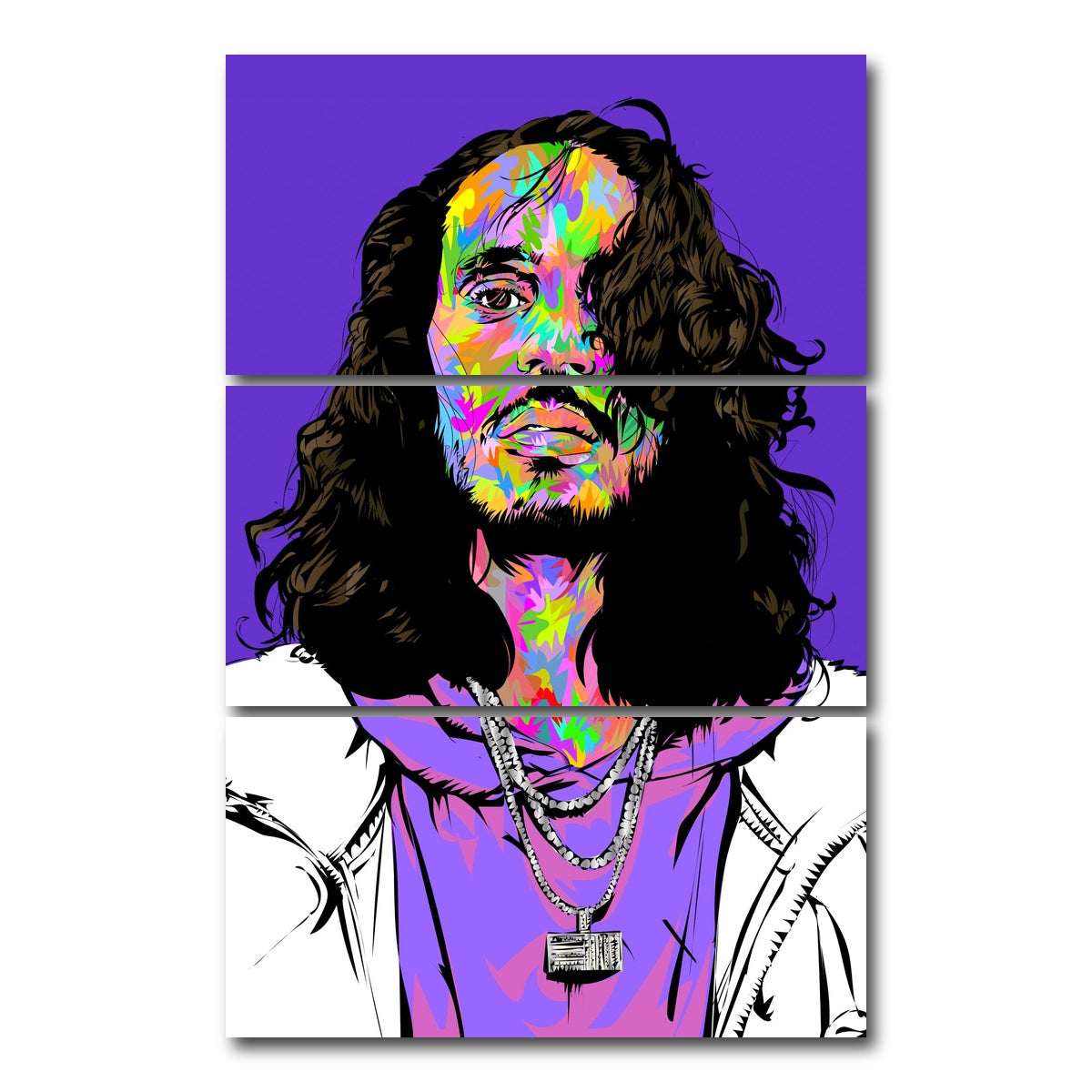 AUTO-MOCKUP WHITE | RUSS | 3 Piece | Gallery Wrap Canvas | group=12x24_stacked