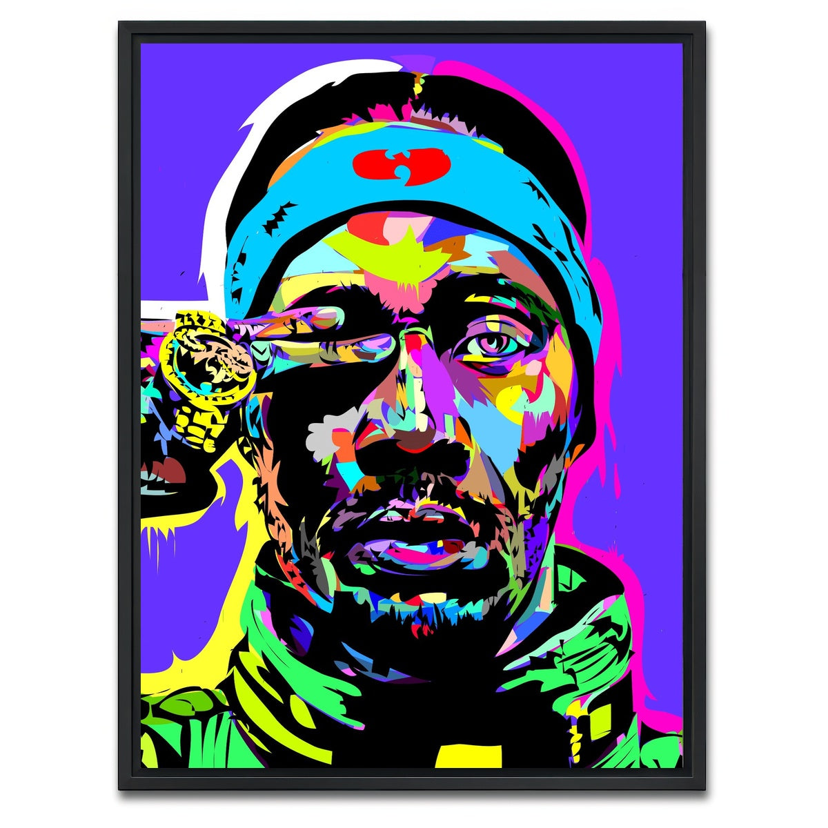 AUTO-MOCKUP WHITE | RZA | 1 Piece | Black Framed Canvas | group=3x4