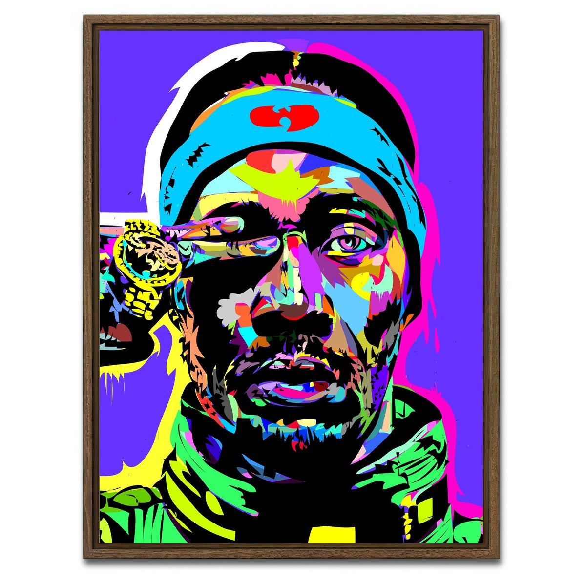 AUTO-MOCKUP WHITE | RZA | 1 Piece | Walnut Framed Canvas | group=3x4