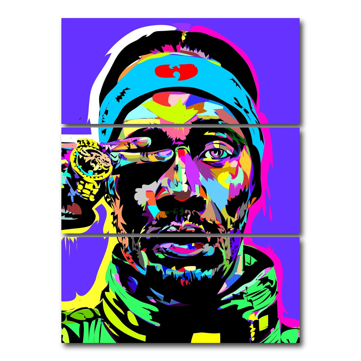 AUTO-MOCKUP WHITE | RZA | 3 Piece | Gallery Wrap Canvas | group=8x18_stacked