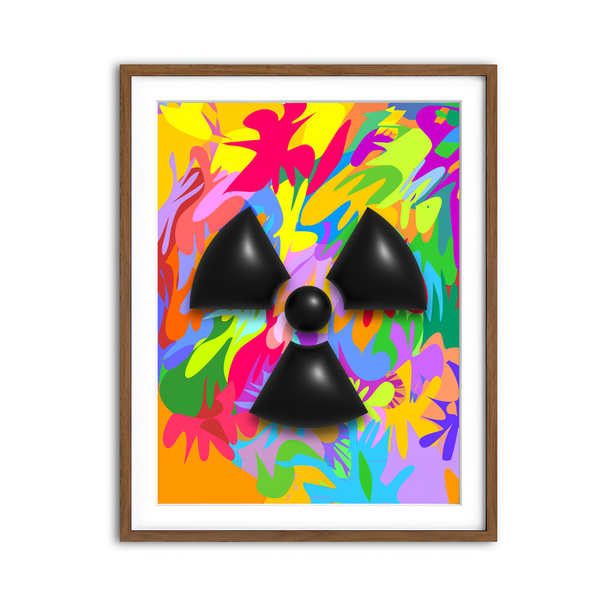 Framed Print 3x4 Walnut