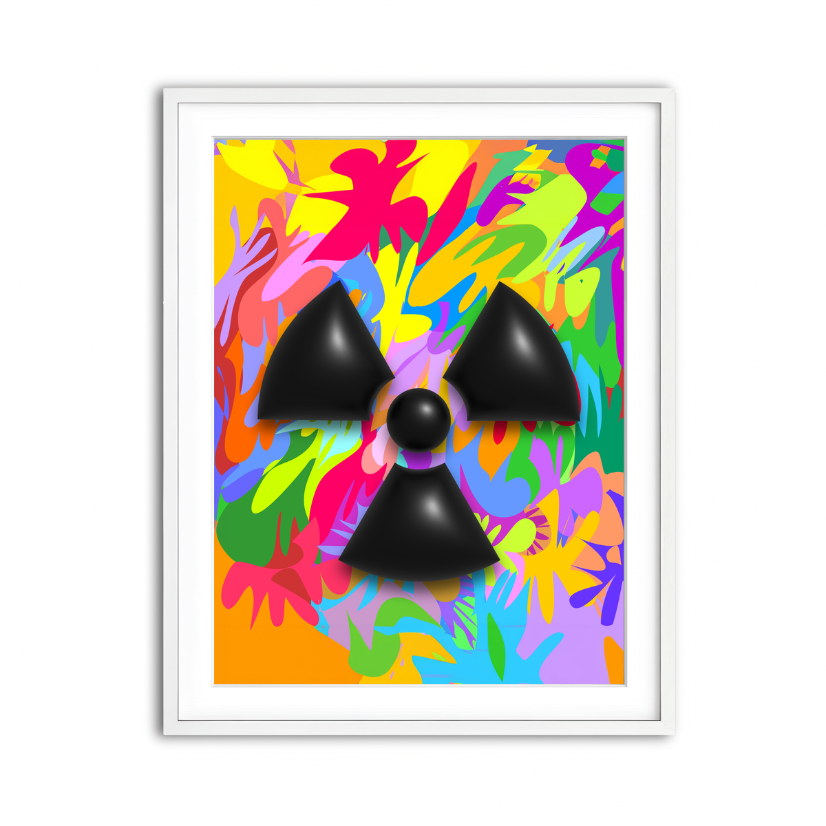 Framed Print 3x4 White