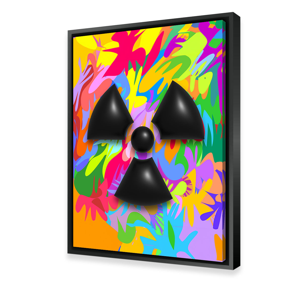 Radiation Warning Symbol Wall Art