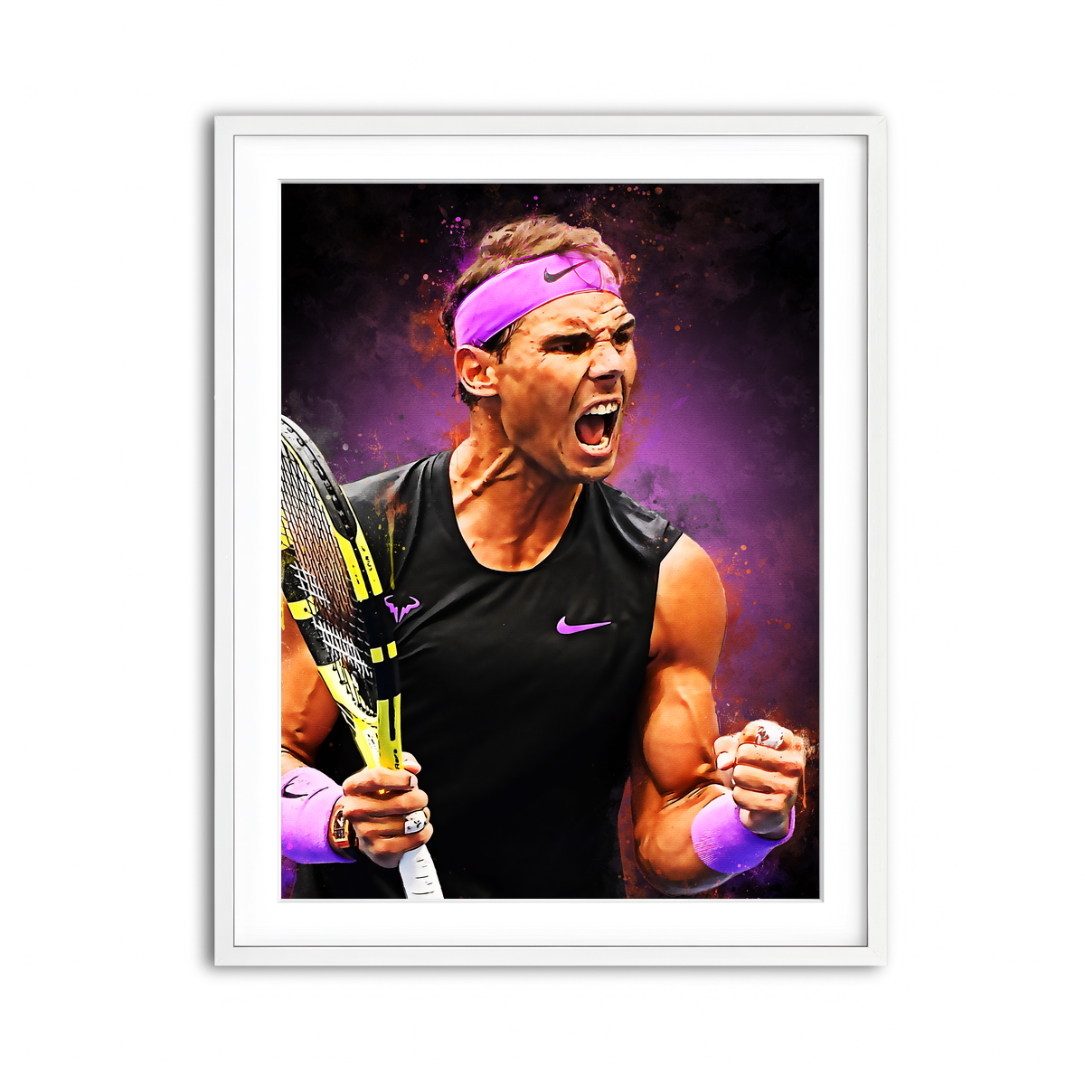 Framed Print 3x4 White