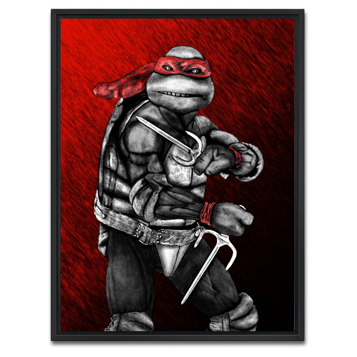 AUTO-MOCKUP WHITE | Rafe | 1 Piece | Black Framed Canvas | group=3x4