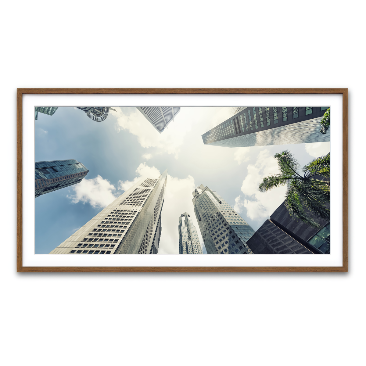 Framed Print 2x1 Walnut