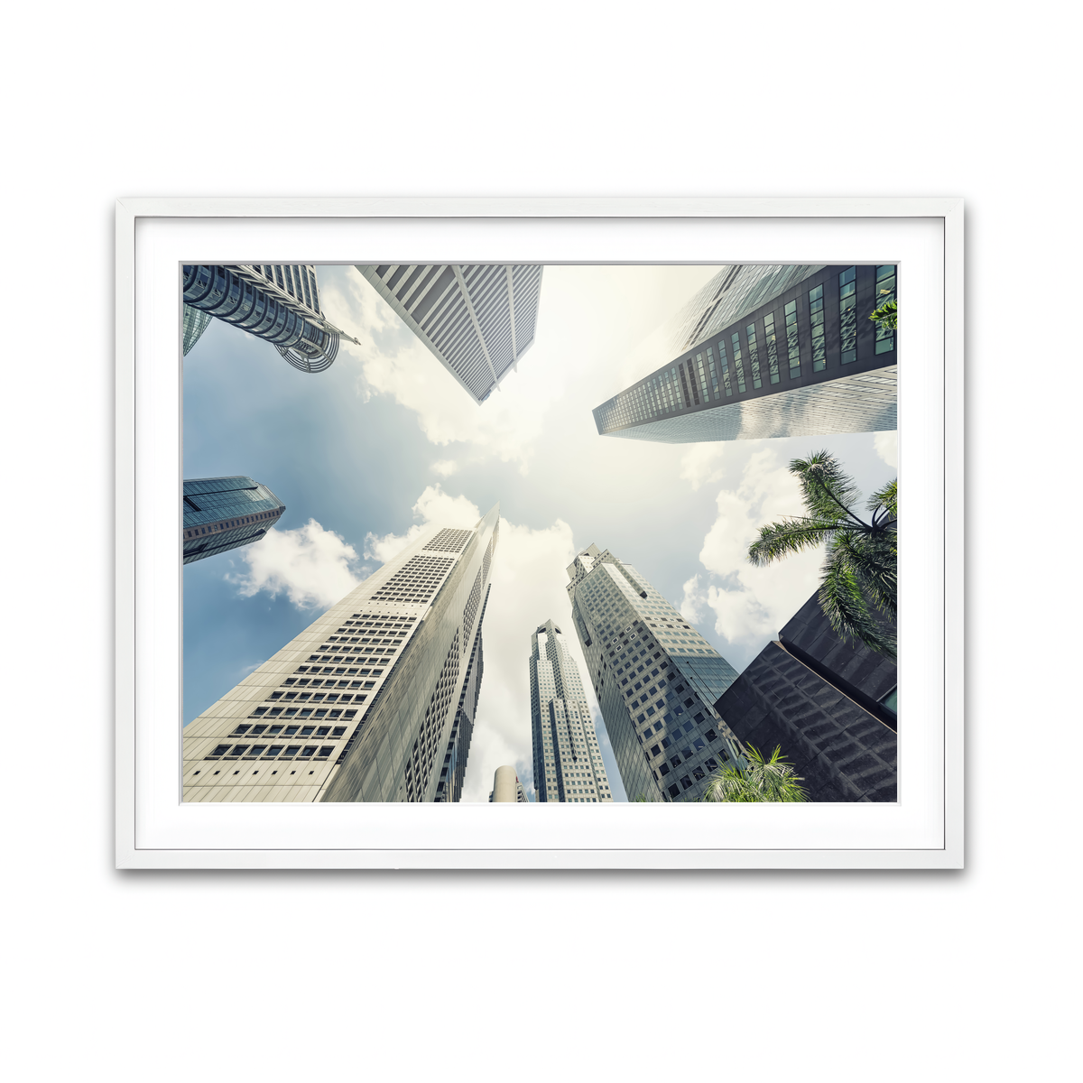 Framed Print 4x3 White