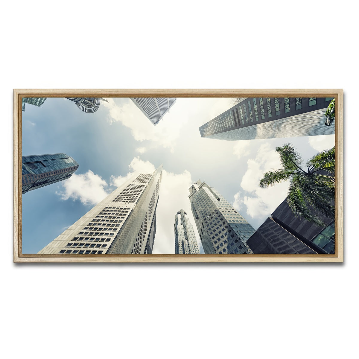 AUTO-MOCKUP WHITE | Raffles Place | 1 Piece | Natural Framed Canvas | group=2x1