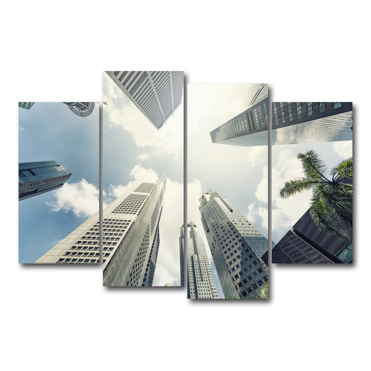 AUTO-MOCKUP WHITE | Raffles Place | 4 Piece | Gallery Wrap Canvas | group=4_short