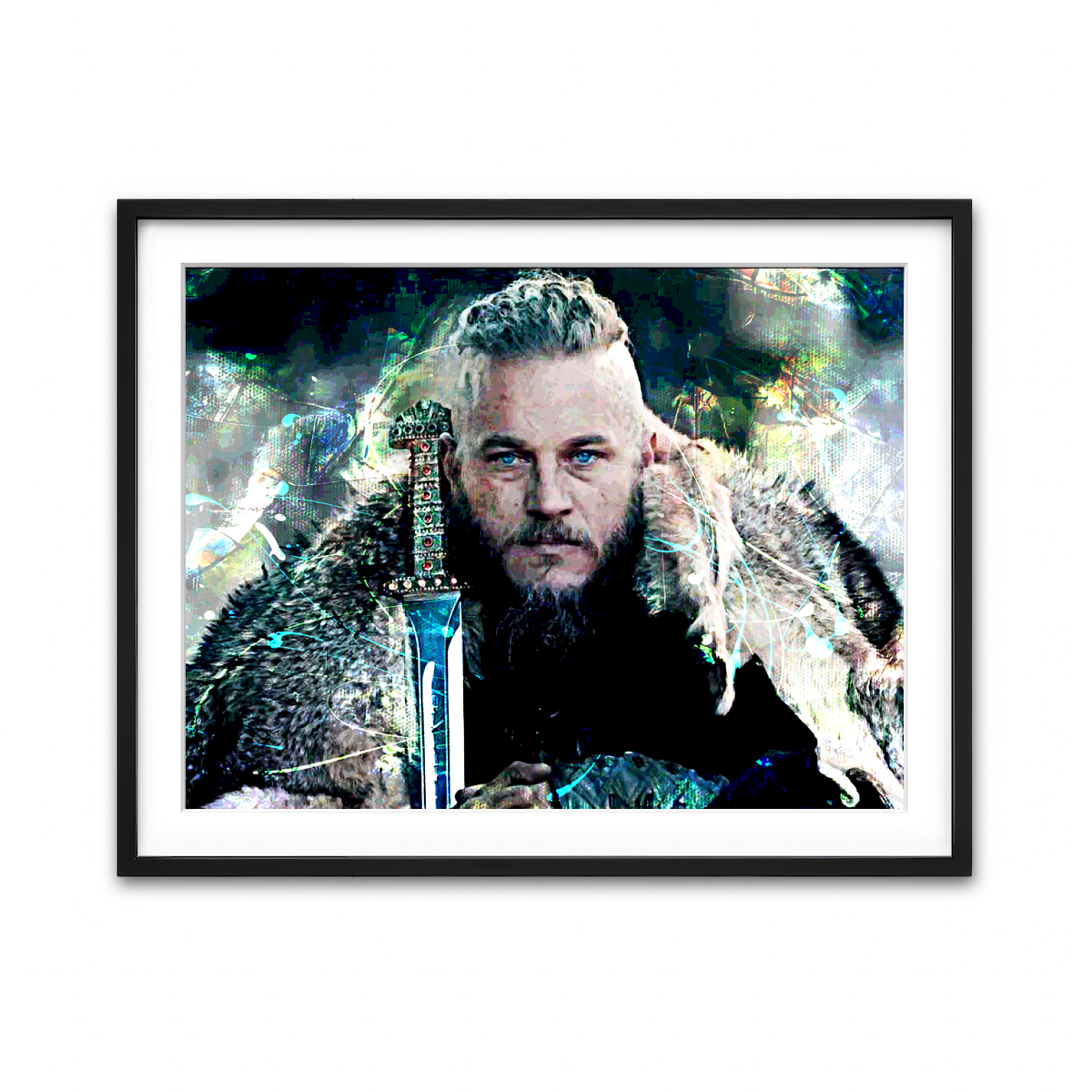 Framed Print 4x3 Black