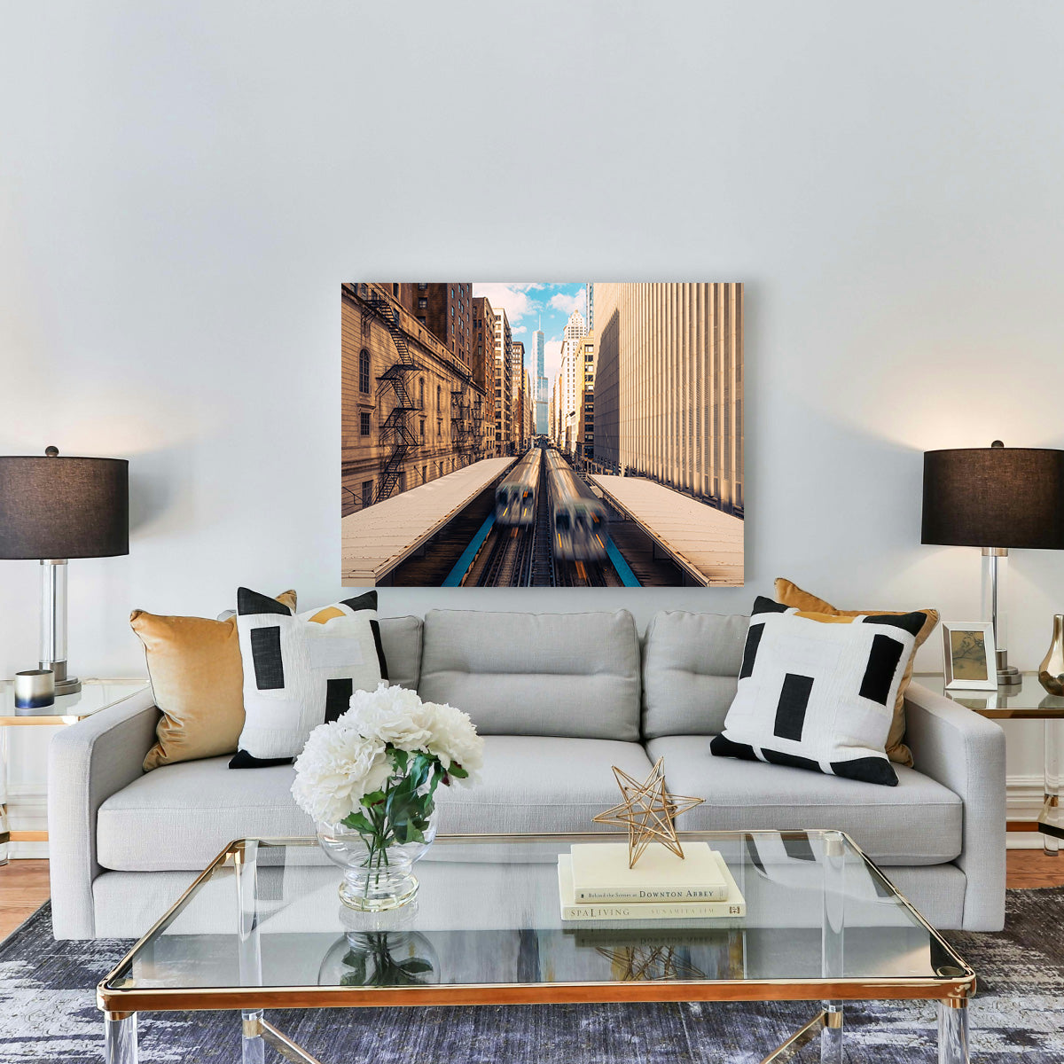 Railway Station Downtown Chicago Wall Art