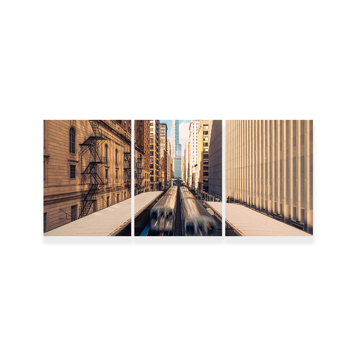 Railway Station Downtown Chicago Wall Art