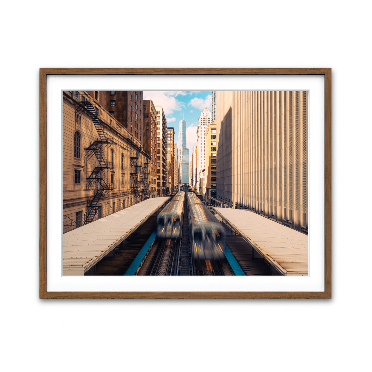Framed Print 4x3 Walnut
