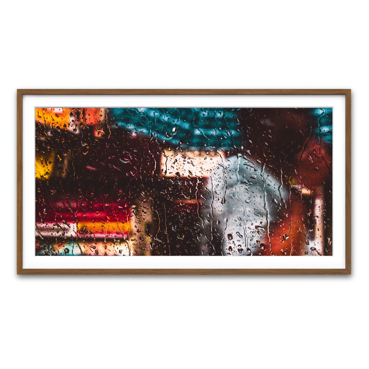 Framed Print 2x1 Walnut