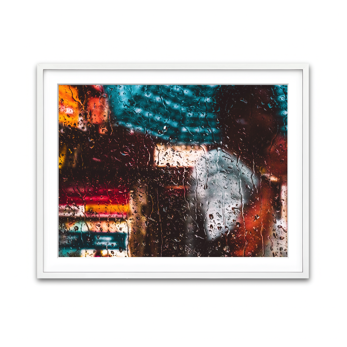 Framed Print 4x3 White