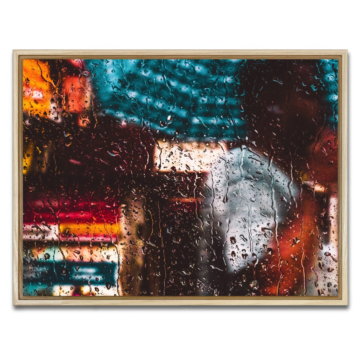 AUTO-MOCKUP WHITE | Rain | 1 Piece | Natural Framed Canvas | group=4x3