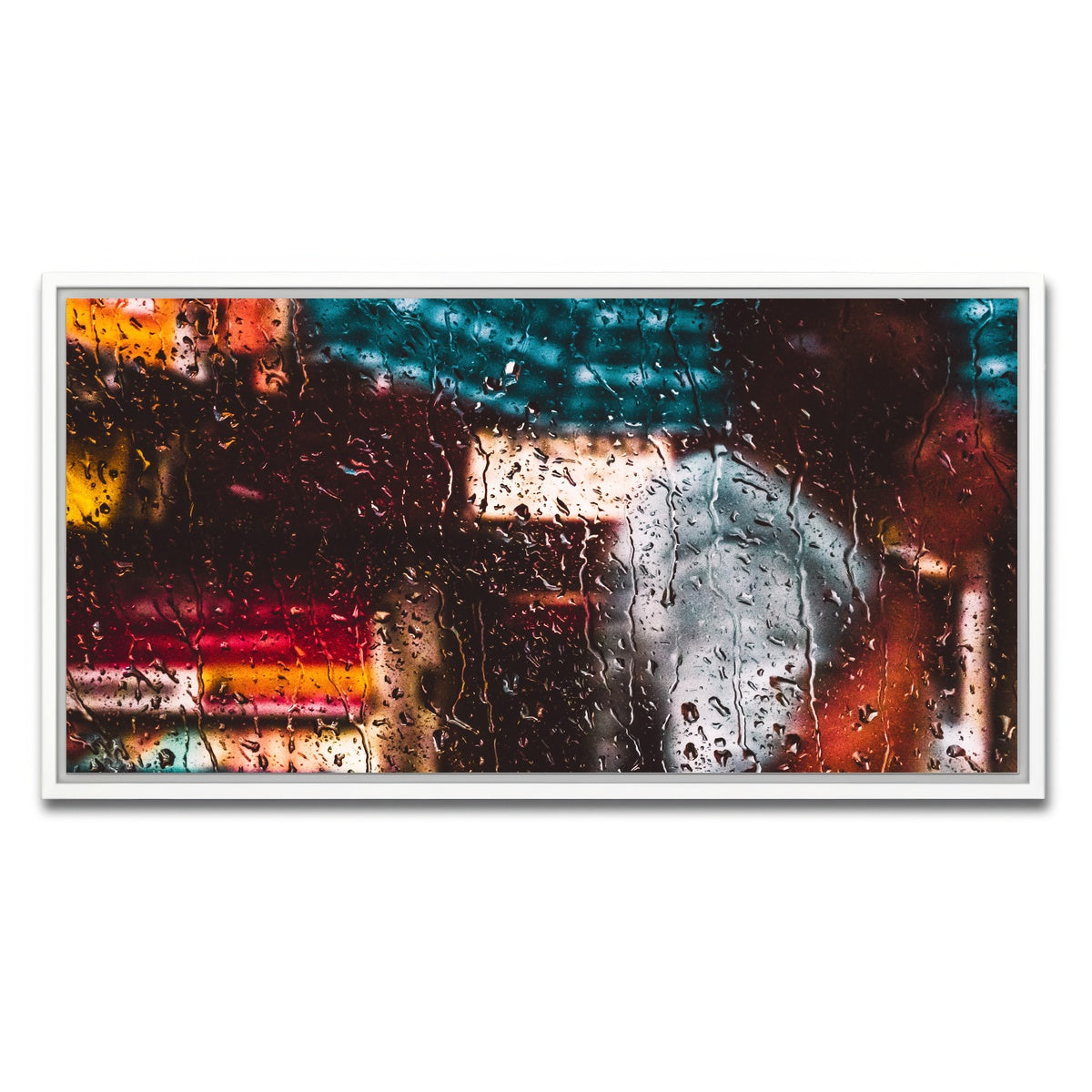 AUTO-MOCKUP WHITE | Rain | 1 Piece | White Framed Canvas | group=2x1