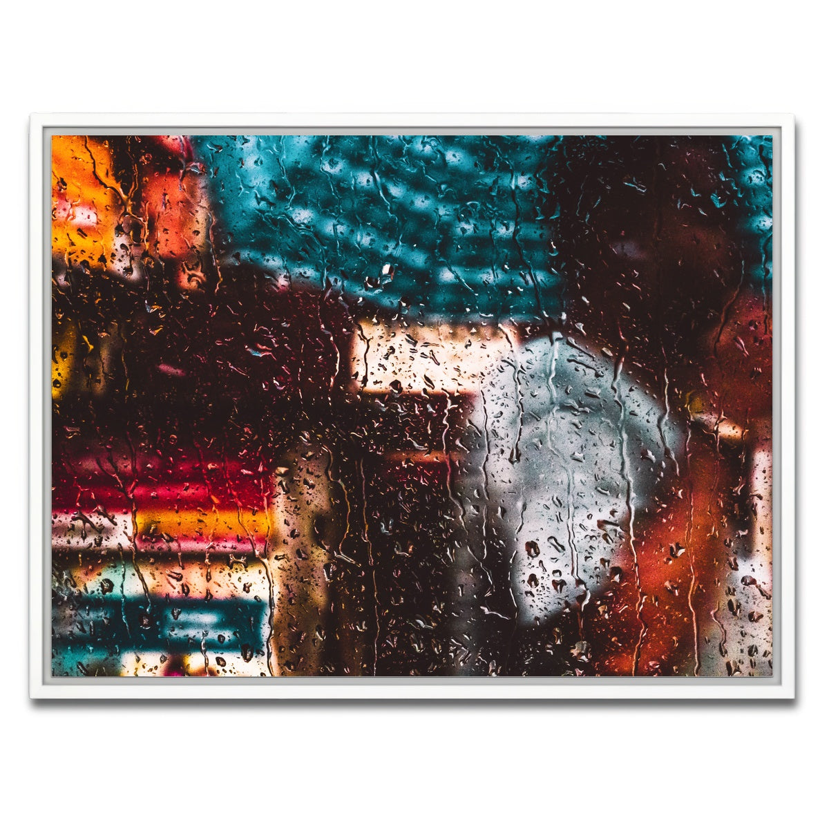 AUTO-MOCKUP WHITE | Rain | 1 Piece | White Framed Canvas | group=4x3