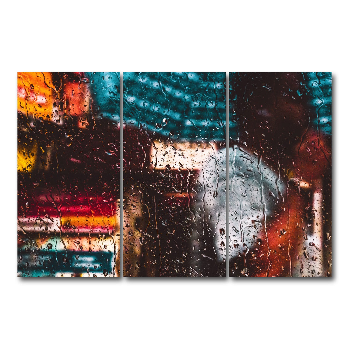 AUTO-MOCKUP WHITE | Rain | 3 Piece | Gallery Wrap Canvas | group=12x24